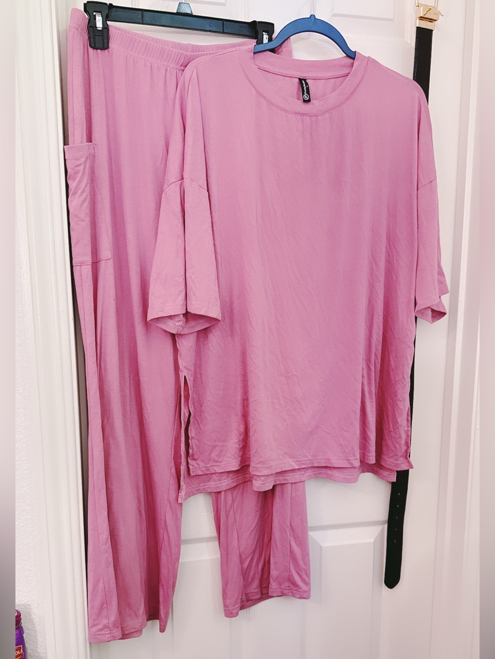 Women's Two-Piece Pink Lounge & Sleep Set